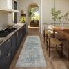 imageMachine Washable Kitchen Runner Rugs 2x6 Hallway Runner Rug Non Slip Low Pile Stain Resistant Soft Carpet Runners for Hallways Indoor Entryway Kitchen Laundry Room Beside FarmhouseLight Blue