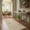 imageMachine Washable Kitchen Runner Rugs 2x6 Hallway Runner Rug Non Slip Low Pile Stain Resistant Soft Carpet Runners for Hallways Indoor Entryway Kitchen Laundry Room Beside FarmhouseBeige and Cream