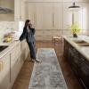 imageMachine Washable Throw Rugs for Entryway Door Mat Indoor Entrance 4x6 Rug Small Area Rug Non Slip Low Pile Soft Kitchen Rugs for Front Door Indoor Entrance Entry Kids RoomGrey