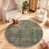 imageMachine Washable Throw Rugs for Entryway Door Mat Indoor Entrance 4x6 Rug Small Area Rug Non Slip Low Pile Soft Kitchen Rugs for Front Door Indoor Entrance Entry Kids RoomDark Green