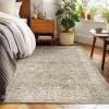 imageMachine Washable Throw Rugs for Entryway Door Mat Indoor Entrance 4x6 Rug Small Area Rug Non Slip Low Pile Soft Kitchen Rugs for Front Door Indoor Entrance Entry Kids RoomBrown and Grey