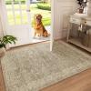 imageMachine Washable Throw Rugs for Entryway Door Mat Indoor Entrance 4x6 Rug Small Area Rug Non Slip Low Pile Soft Kitchen Rugs for Front Door Indoor Entrance Entry Kids RoomBrown and Grey