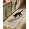 imageMachine Washable Throw Rugs for Entryway Door Mat Indoor Entrance 4x6 Rug Small Area Rug Non Slip Low Pile Soft Kitchen Rugs for Front Door Indoor Entrance Entry Kids RoomBrown Grey Cream
