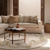 image:image2x3 Washable Small Rug for Entryway Door Mat Indoor Entrance Stain Resistant Non Slip Rubber Backed Low Pile Soft Throw Area Rugs for Bedroom Kitchen Front Door Indoor Entrance Foyer EntryEdge Floral Beige White