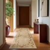 image:image2x3 Washable Small Rug for Entryway Door Mat Indoor Entrance Stain Resistant Non Slip Rubber Backed Low Pile Soft Throw Area Rugs for Bedroom Kitchen Front Door Indoor Entrance Foyer EntryEdge Floral Brown