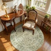image:image2x3 Washable Small Rug for Entryway Door Mat Indoor Entrance Stain Resistant Non Slip Rubber Backed Low Pile Soft Throw Area Rugs for Bedroom Kitchen Front Door Indoor Entrance Foyer EntryGreen