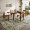 image:image2x3 Washable Small Rug for Entryway Door Mat Indoor Entrance Stain Resistant Non Slip Rubber Backed Low Pile Soft Throw Area Rugs for Bedroom Kitchen Front Door Indoor Entrance Foyer EntryGreen