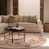 image:image2x3 Washable Small Rug for Entryway Door Mat Indoor Entrance Stain Resistant Non Slip Rubber Backed Low Pile Soft Throw Area Rugs for Bedroom Kitchen Front Door Indoor Entrance Foyer EntryEdge Floral Pink