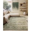image:image2x3 Washable Small Rug for Entryway Door Mat Indoor Entrance Stain Resistant Non Slip Rubber Backed Low Pile Soft Throw Area Rugs for Bedroom Kitchen Front Door Indoor Entrance Foyer EntryGreen