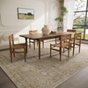 image:image2x3 Washable Small Rug for Entryway Door Mat Indoor Entrance Stain Resistant Non Slip Rubber Backed Low Pile Soft Throw Area Rugs for Bedroom Kitchen Front Door Indoor Entrance Foyer EntryBrown and Beige