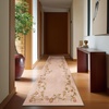 image:image2x3 Washable Small Rug for Entryway Door Mat Indoor Entrance Stain Resistant Non Slip Rubber Backed Low Pile Soft Throw Area Rugs for Bedroom Kitchen Front Door Indoor Entrance Foyer EntryEdge Floral Pink