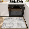 image:image2x3 Washable Small Rug for Entryway Door Mat Indoor Entrance Stain Resistant Non Slip Rubber Backed Low Pile Soft Throw Area Rugs for Bedroom Kitchen Front Door Indoor Entrance Foyer EntryPurple and Cream