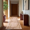 image:image2x3 Washable Small Rug for Entryway Door Mat Indoor Entrance Stain Resistant Non Slip Rubber Backed Low Pile Soft Throw Area Rugs for Bedroom Kitchen Front Door Indoor Entrance Foyer EntryEdge Floral Pink