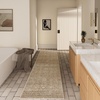 image:image2x3 Washable Small Rug for Entryway Door Mat Indoor Entrance Stain Resistant Non Slip Rubber Backed Low Pile Soft Throw Area Rugs for Bedroom Kitchen Front Door Indoor Entrance Foyer EntryBrown and Beige