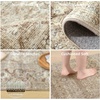 image:image2x3 Washable Small Rug for Entryway Door Mat Indoor Entrance Stain Resistant Non Slip Rubber Backed Low Pile Soft Throw Area Rugs for Bedroom Kitchen Front Door Indoor Entrance Foyer EntryBrown and Beige