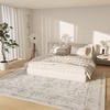 image:image2x3 Washable Small Rug for Entryway Door Mat Indoor Entrance Stain Resistant Non Slip Rubber Backed Low Pile Soft Throw Area Rugs for Bedroom Kitchen Front Door Indoor Entrance Foyer EntryBeige White and Black