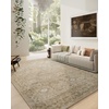 image:image2x3 Washable Small Rug for Entryway Door Mat Indoor Entrance Stain Resistant Non Slip Rubber Backed Low Pile Soft Throw Area Rugs for Bedroom Kitchen Front Door Indoor Entrance Foyer EntryBrown and Beige
