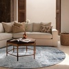 image:image2x3 Washable Small Rug for Entryway Door Mat Indoor Entrance Stain Resistant Non Slip Rubber Backed Low Pile Soft Throw Area Rugs for Bedroom Kitchen Front Door Indoor Entrance Foyer EntryBlue and Gray