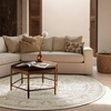image:image2x3 Washable Small Rug for Entryway Door Mat Indoor Entrance Stain Resistant Non Slip Rubber Backed Low Pile Soft Throw Area Rugs for Bedroom Kitchen Front Door Indoor Entrance Foyer EntryBeige White and Black