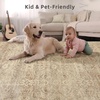 image:image2x3 Washable Small Rug for Entryway Door Mat Indoor Entrance Stain Resistant Non Slip Rubber Backed Low Pile Soft Throw Area Rugs for Bedroom Kitchen Front Door Indoor Entrance Foyer EntryBrown and Beige