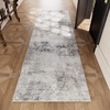 image:image2x3 Washable Small Rug for Entryway Door Mat Indoor Entrance Stain Resistant Non Slip Rubber Backed Low Pile Soft Throw Area Rugs for Bedroom Kitchen Front Door Indoor Entrance Foyer EntryPurple and Cream