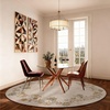 image:image2x3 Washable Small Rug for Entryway Door Mat Indoor Entrance Stain Resistant Non Slip Rubber Backed Low Pile Soft Throw Area Rugs for Bedroom Kitchen Front Door Indoor Entrance Foyer EntryEdge Floral Beige White