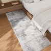 image:image2x3 Washable Small Rug for Entryway Door Mat Indoor Entrance Stain Resistant Non Slip Rubber Backed Low Pile Soft Throw Area Rugs for Bedroom Kitchen Front Door Indoor Entrance Foyer EntryPurple and Cream