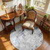 image:image2x3 Washable Small Rug for Entryway Door Mat Indoor Entrance Stain Resistant Non Slip Rubber Backed Low Pile Soft Throw Area Rugs for Bedroom Kitchen Front Door Indoor Entrance Foyer EntryBlue and Gray