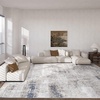 image:image2x3 Washable Small Rug for Entryway Door Mat Indoor Entrance Stain Resistant Non Slip Rubber Backed Low Pile Soft Throw Area Rugs for Bedroom Kitchen Front Door Indoor Entrance Foyer EntryPurple and Cream