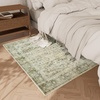 image:image2x3 Washable Small Rug for Entryway Door Mat Indoor Entrance Stain Resistant Non Slip Rubber Backed Low Pile Soft Throw Area Rugs for Bedroom Kitchen Front Door Indoor Entrance Foyer EntryGreen