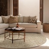 image:image2x3 Washable Small Rug for Entryway Door Mat Indoor Entrance Stain Resistant Non Slip Rubber Backed Low Pile Soft Throw Area Rugs for Bedroom Kitchen Front Door Indoor Entrance Foyer EntryBrown and Beige