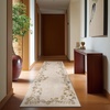 image:image2x3 Washable Small Rug for Entryway Door Mat Indoor Entrance Stain Resistant Non Slip Rubber Backed Low Pile Soft Throw Area Rugs for Bedroom Kitchen Front Door Indoor Entrance Foyer EntryEdge Floral Beige White