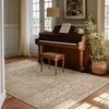 image:image2x3 Washable Small Rug for Entryway Door Mat Indoor Entrance Stain Resistant Non Slip Rubber Backed Low Pile Soft Throw Area Rugs for Bedroom Kitchen Front Door Indoor Entrance Foyer EntryBrown and Beige