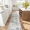 image:image2x3 Washable Small Rug for Entryway Door Mat Indoor Entrance Stain Resistant Non Slip Rubber Backed Low Pile Soft Throw Area Rugs for Bedroom Kitchen Front Door Indoor Entrance Foyer EntryPurple and Cream