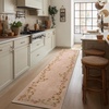 image:image2x3 Washable Small Rug for Entryway Door Mat Indoor Entrance Stain Resistant Non Slip Rubber Backed Low Pile Soft Throw Area Rugs for Bedroom Kitchen Front Door Indoor Entrance Foyer EntryEdge Floral Pink