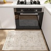 image:image2x3 Washable Small Rug for Entryway Door Mat Indoor Entrance Stain Resistant Non Slip Rubber Backed Low Pile Soft Throw Area Rugs for Bedroom Kitchen Front Door Indoor Entrance Foyer EntryBeige White and Black