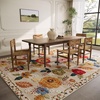 image:image2x3 Washable Small Rug for Entryway Door Mat Indoor Entrance Stain Resistant Non Slip Rubber Backed Low Pile Soft Throw Area Rugs for Bedroom Kitchen Front Door Indoor Entrance Foyer EntryBeige Floral