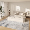 image:image2x3 Washable Small Rug for Entryway Door Mat Indoor Entrance Stain Resistant Non Slip Rubber Backed Low Pile Soft Throw Area Rugs for Bedroom Kitchen Front Door Indoor Entrance Foyer EntryPurple and Cream