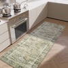 image:image2x3 Washable Small Rug for Entryway Door Mat Indoor Entrance Stain Resistant Non Slip Rubber Backed Low Pile Soft Throw Area Rugs for Bedroom Kitchen Front Door Indoor Entrance Foyer EntryGreen