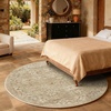 image:image2x3 Washable Small Rug for Entryway Door Mat Indoor Entrance Stain Resistant Non Slip Rubber Backed Low Pile Soft Throw Area Rugs for Bedroom Kitchen Front Door Indoor Entrance Foyer EntryBrown and Beige