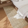image:image2x3 Washable Small Rug for Entryway Door Mat Indoor Entrance Stain Resistant Non Slip Rubber Backed Low Pile Soft Throw Area Rugs for Bedroom Kitchen Front Door Indoor Entrance Foyer EntryBrown and Beige