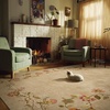 image:image2x3 Washable Small Rug for Entryway Door Mat Indoor Entrance Stain Resistant Non Slip Rubber Backed Low Pile Soft Throw Area Rugs for Bedroom Kitchen Front Door Indoor Entrance Foyer EntryEdge Floral Brown