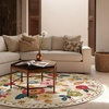 image:image2x3 Washable Small Rug for Entryway Door Mat Indoor Entrance Stain Resistant Non Slip Rubber Backed Low Pile Soft Throw Area Rugs for Bedroom Kitchen Front Door Indoor Entrance Foyer EntryBeige Floral