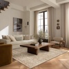 image:image2x3 Washable Small Rug for Entryway Door Mat Indoor Entrance Stain Resistant Non Slip Rubber Backed Low Pile Soft Throw Area Rugs for Bedroom Kitchen Front Door Indoor Entrance Foyer EntryBrown and Beige