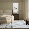 image:image2x3 Washable Small Rug for Entryway Door Mat Indoor Entrance Stain Resistant Non Slip Rubber Backed Low Pile Soft Throw Area Rugs for Bedroom Kitchen Front Door Indoor Entrance Foyer EntryBlue and Gray