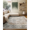 image:image2x3 Washable Small Rug for Entryway Door Mat Indoor Entrance Stain Resistant Non Slip Rubber Backed Low Pile Soft Throw Area Rugs for Bedroom Kitchen Front Door Indoor Entrance Foyer EntryGrey and Orange