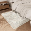 image:image2x3 Washable Small Rug for Entryway Door Mat Indoor Entrance Stain Resistant Non Slip Rubber Backed Low Pile Soft Throw Area Rugs for Bedroom Kitchen Front Door Indoor Entrance Foyer EntryBeige White and Black