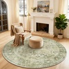 image:image2x3 Washable Small Rug for Entryway Door Mat Indoor Entrance Stain Resistant Non Slip Rubber Backed Low Pile Soft Throw Area Rugs for Bedroom Kitchen Front Door Indoor Entrance Foyer EntryGreen