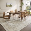 image:image2x3 Washable Small Rug for Entryway Door Mat Indoor Entrance Stain Resistant Non Slip Rubber Backed Low Pile Soft Throw Area Rugs for Bedroom Kitchen Front Door Indoor Entrance Foyer EntryBeige White and Black