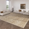 image:image2x3 Washable Small Rug for Entryway Door Mat Indoor Entrance Stain Resistant Non Slip Rubber Backed Low Pile Soft Throw Area Rugs for Bedroom Kitchen Front Door Indoor Entrance Foyer EntryBrown and Beige
